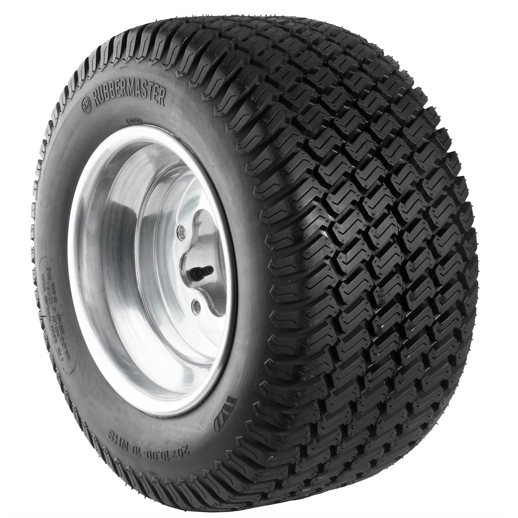 RubberMaster S-Turf Tire and Rim Assembly - 16x6.50-8, 620 Lb. Load Capacity, Model# 598973